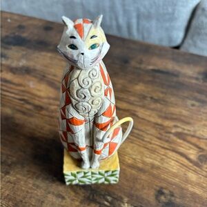jim shore abraham cat figurine heartwood creek